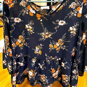 Floral cute top